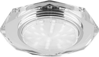 Светильник встраиваемый Feron DL4020-2 прозрачный  15W 230V GX53  