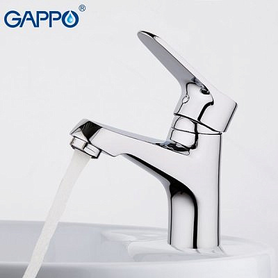 Смеситель для раковины Gappo G1036 хром