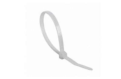 Хомут 3,5х150мм МНОГОРАЗОВЫЙ нейлон белый (уп.100шт)  