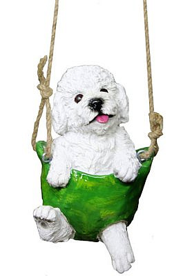 Садовая фигура Навес Болонка полистоун