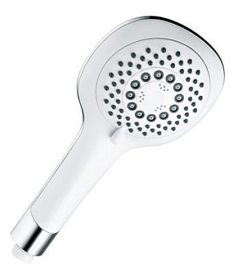 Лейка душевая Lemark LM0815C white 5-функции хром, белый 117*251 мм