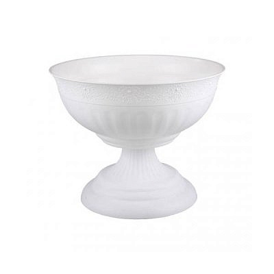 Вазон Венеция 17л 445мм белый (уп.6)