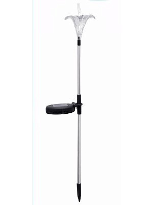 Светильник на солнечной батарее 1LED h81см  нерж сталь USL-S-104/MT810 Lili, RGB