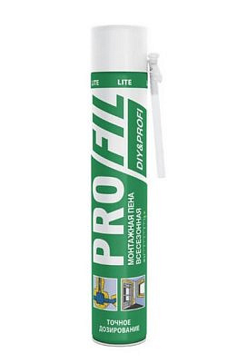 Монтажная пена Профиль Лайт всесезонная ручная 625мл.
