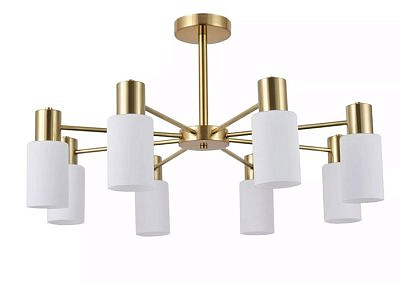 Люстра Ovest 74535-8 AB, 8xE14/40W (72*72*38.5)