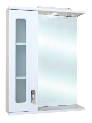 Зеркало шкаф Оника Кристалл 58.01 левый