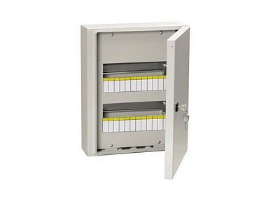 Щит распределительный  навесной 2ур х 12авт = 24авт  (410х330х120)  IP54 1дверь