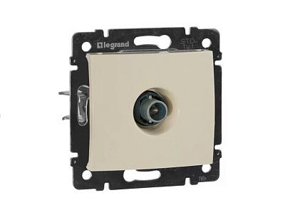 Механизм розетки TV СП Valena 1.5дБ сл. кость Leg  74420 