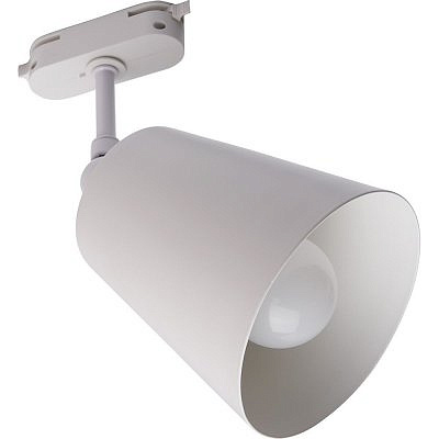 Cветильник трековый Feron 158AL под лампу Е27 белый, 41070
