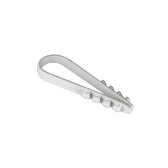 Хомут-дюбель  д5мм ДХК10 нейлон 5мм*10мм белый круглый 50шт упак EKF
