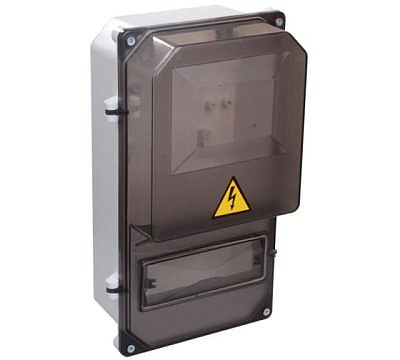 Корпус ЩУРн-П 1/3 Krepta 3 IP66 PC пластик. IEK MSP1-N-03-66-L