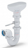 Сифон DR0100 Ани 11/2"*40 прямоточ. с разрывом струи.