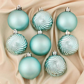 Набор шаров пластик d-6 см, 8 шт "Ноктюрн"    4941821