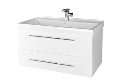 Тумба Ирлен Виктория 2 50 см подвесная белая без раковины