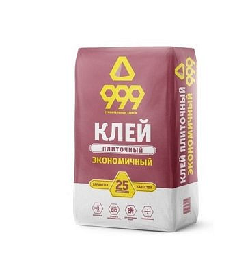 Клей для керамогранита и натурального камня, 999 ПРОФИ С 2Т  25кг 