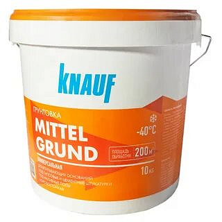 Грунтовка KNAUF Миттельгрунд F 10 кг ЗИМА