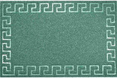 Коврик придверный пористый Meander 40*60 зелёный
