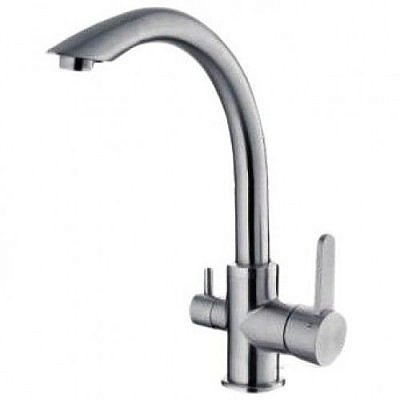 Смеситель для кухни Gappo G4399 с подкл.фильтр д/питьевой воды сатин