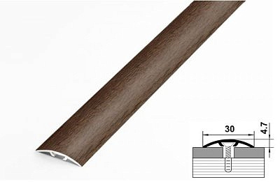 Профиль ЛС 04-2 дуб бомонт 30*900