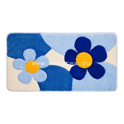 КоврикBANYOLIN DELUX из 1 -шт.60*100см. BLUE рисунок