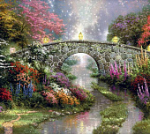 Фотообои В1-045 Волшебный мост живопись 300х270 см