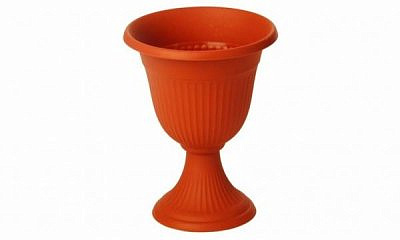 Кашпо-вазон ЛИВИЯ высокий 300 мм 7л ТЕРРАКОТ