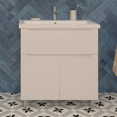 Тумба EVA GOLD Paola 80 с умывальником Гремми 80 