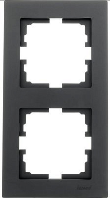 Рамка вертикальная 2я черный бархат 742-4200-152