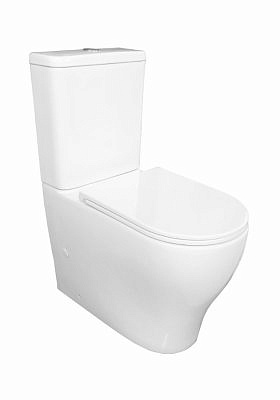 Компакт BLISSAN Quick Rimless безободковый с сиденьем дюропласт микролифт,быстросъемное BL-0524-QU