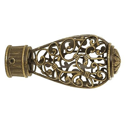 Наконечник Кружево золото антик D28 28.01.48.101