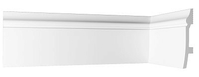 Плинтус напольный ударопрочный 10001DF 100мм, 2м из дюрополимера