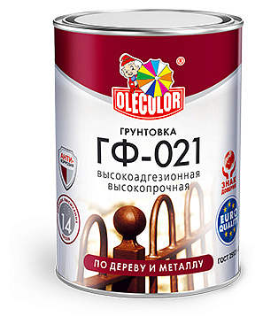 Грунт ГФ-021 OLECOLOR красно-коричневый 1кг