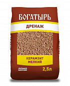 Керамзит мелкий "Богатырь дренаж" 2,5л Lt003751 