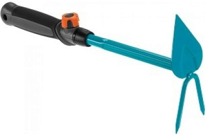 Ручная мотыжка 6 см с 2 зубцами, насадка для комбисистемы Gardena 