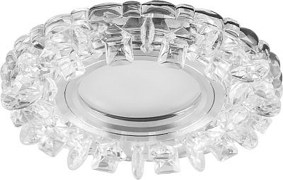 Светильник точечный Feron CD927 прозрачный хром G5.3