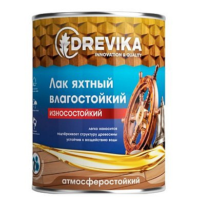 Лак Яхтный матовый 1,8 кг DREVIKA 250186