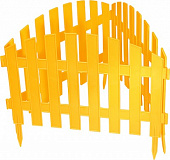Забор декоративный "Ампир",28*300 см,желтый, 65010