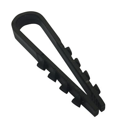 Хомут-дюбель д6мм ДХК18 нейлон 11-18мм*54мм черный