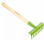 Грабли витые 8-зубьев, 140мм, с рукояткой 300мм СИБРТЕХ