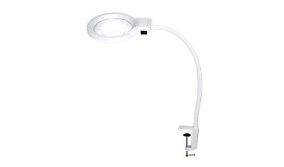 Светодиодный светильник на гибкой стойке, 8Вт, на металлической струбцине Леда С20-038 белый