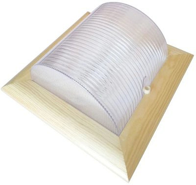 Светильник Ecola накладной  1*GX53  Квадрат дерево Клен 245х110 НББ-03-60-012