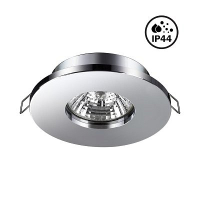 Светильник встраиваемый влагозащищенный 370802 SPOT NT 22 286   IP44 GU10 50W 220V AQUA