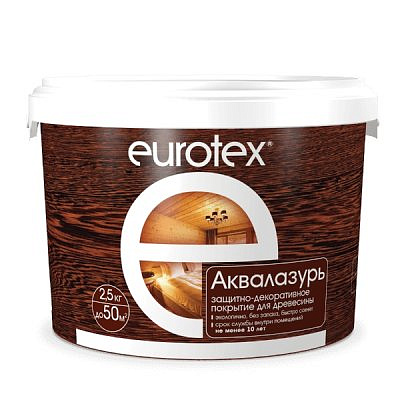 Пропитка Аквалазурь EUROTEX Розовый ландыш 2,5 кг.