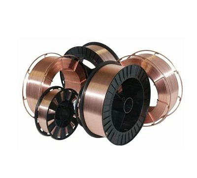 Проволока сварочная омедненная СВ-08Г2С 0,8мм катушка 5 кг Solaris