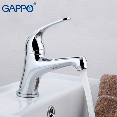 Смеситель для раковины Gappo G1035 хром