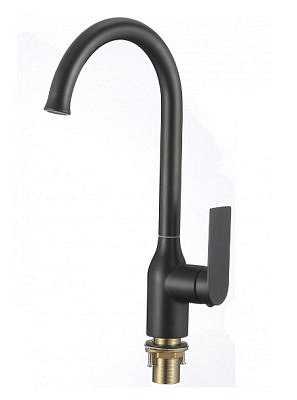 Смеситель для кухни Savol S-601816H однорычажный,черный