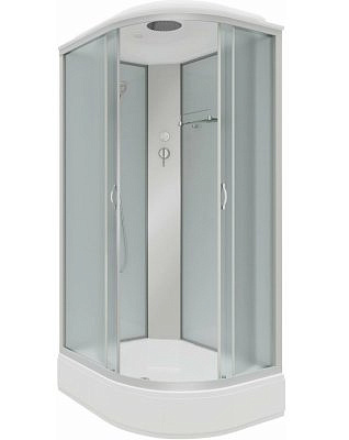 Душевая кабина NG-33094-14L (1000х900х2150)  cредний поддон стекло матовое