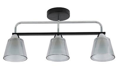 Люстра  Famosso BK+CR 3х E27/60W (55*12*25) 9020-3