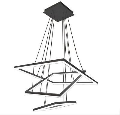 Подвес Альтис черный w80+60+40 h200 Led 110W (4000К) 08201,19(4000К) 
