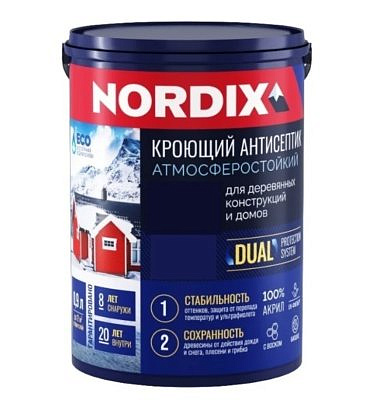 Антисептик Nordix кроющий Силуэт 0,9л